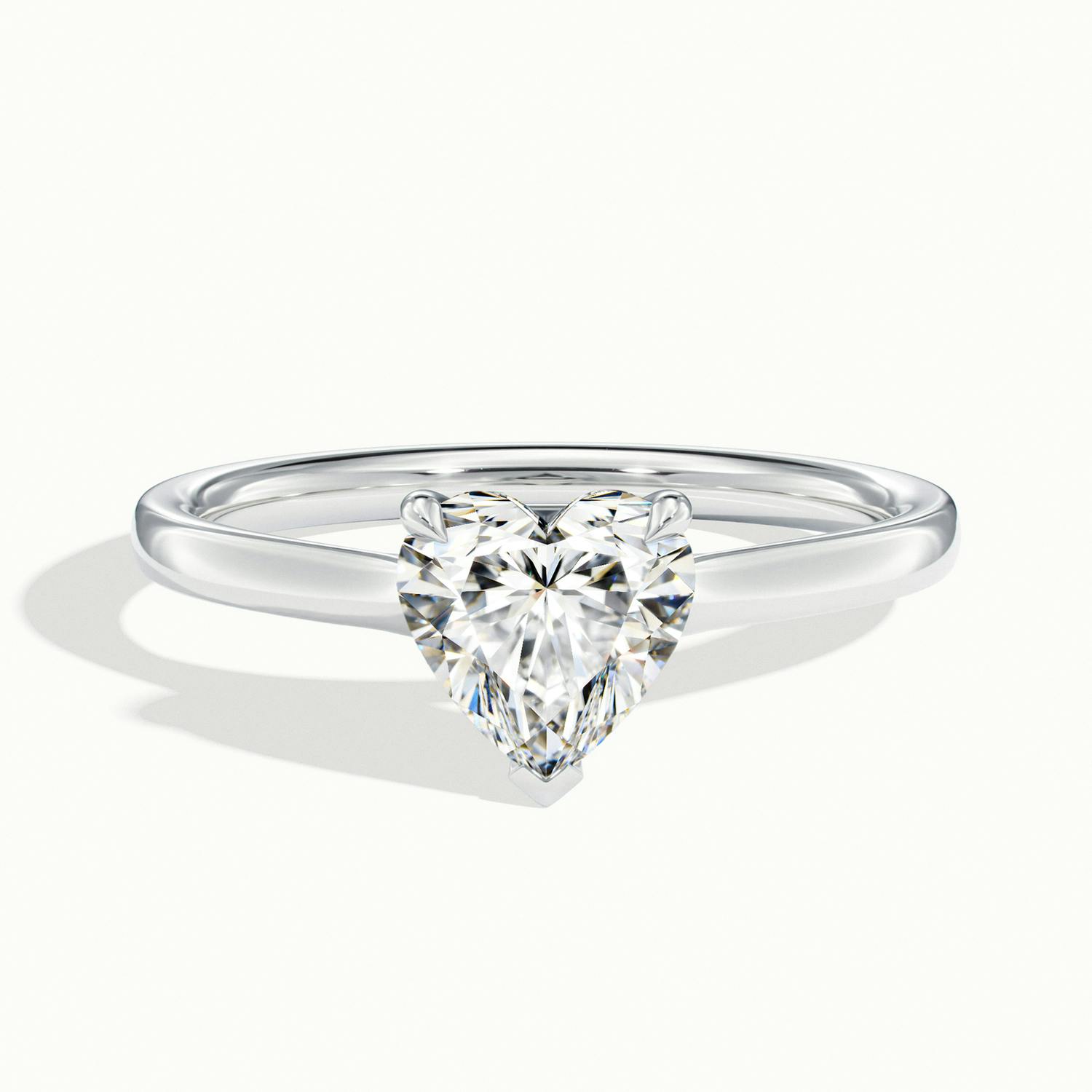 Nadia Heart Solitaire Engagement Ring