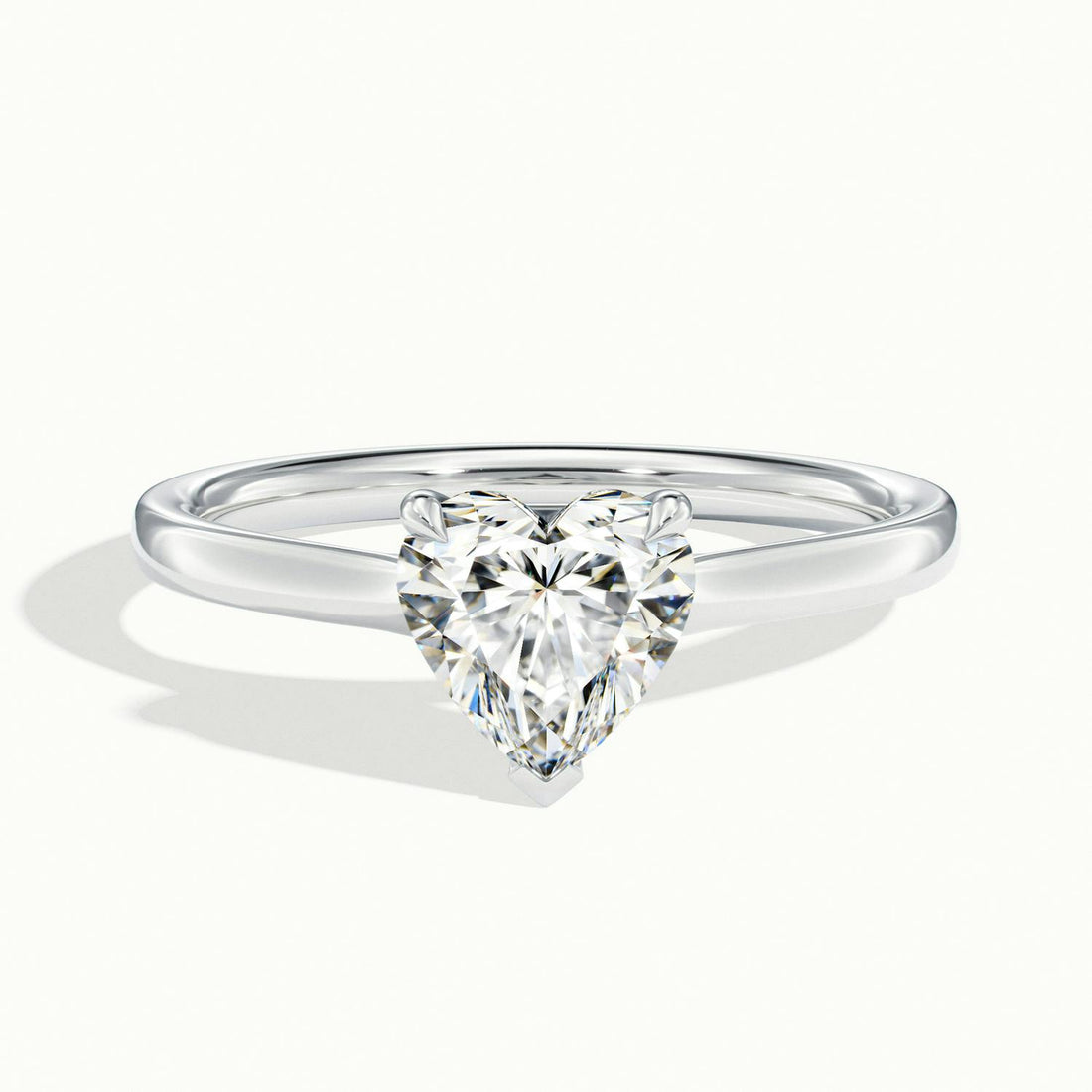 Nadia Heart Solitaire Engagement Ring