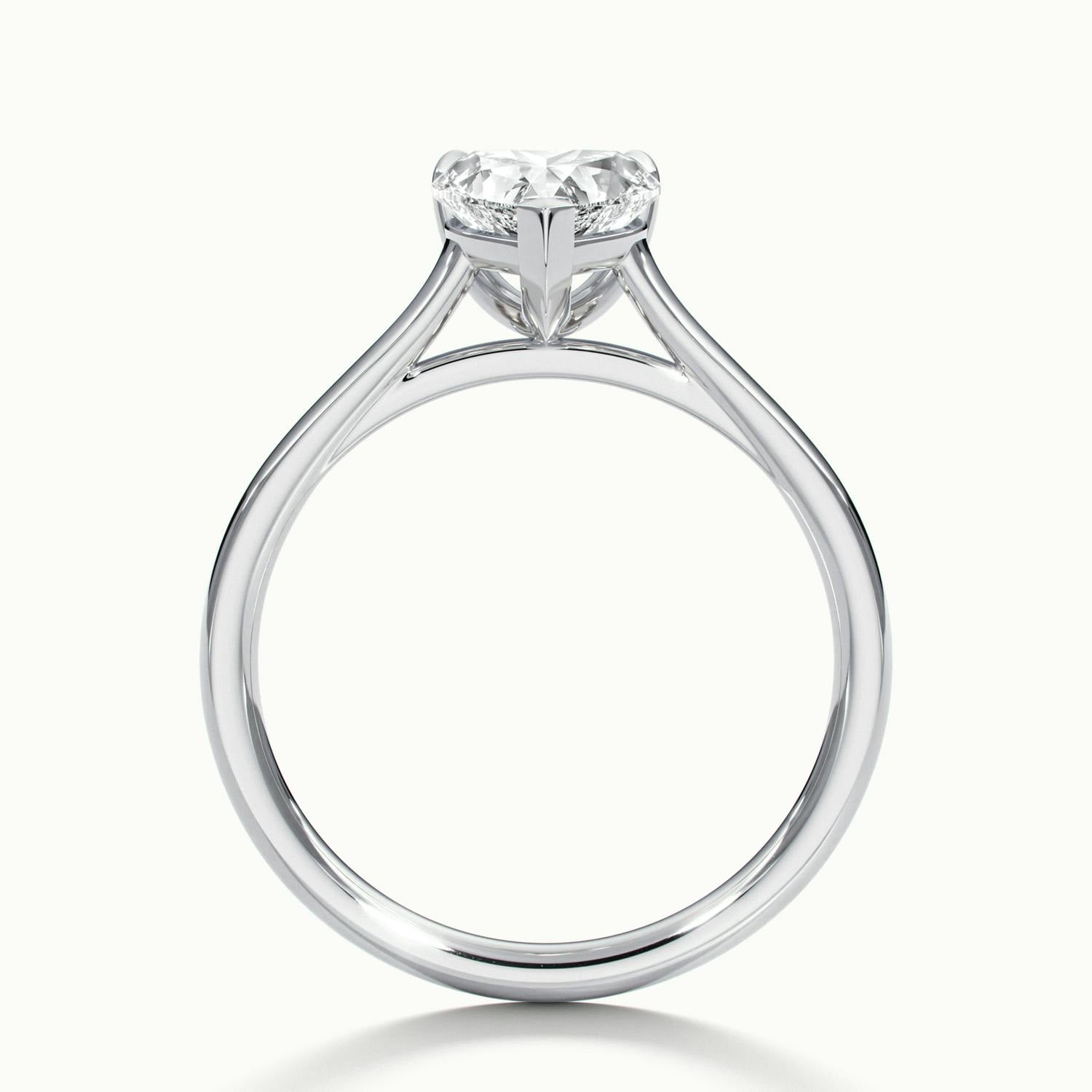 Nadia Heart Solitaire Engagement Ring