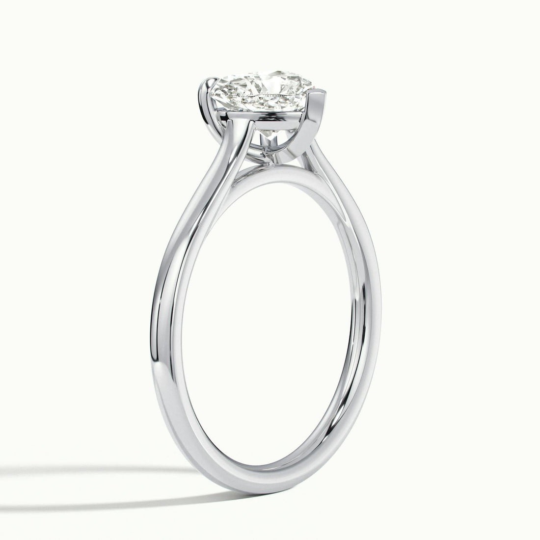Nadia Heart Solitaire Engagement Ring