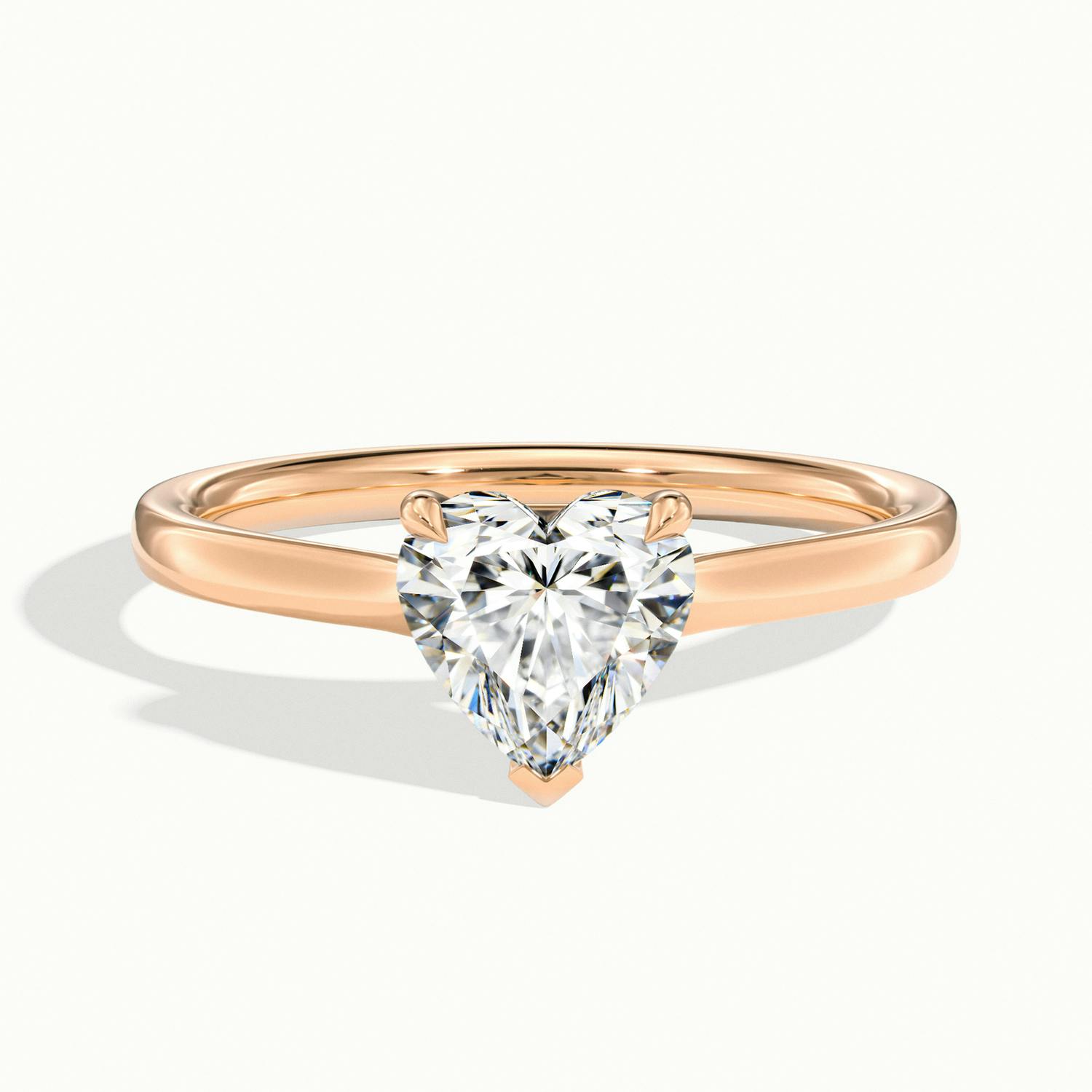 Nadia Heart Solitaire Engagement Ring