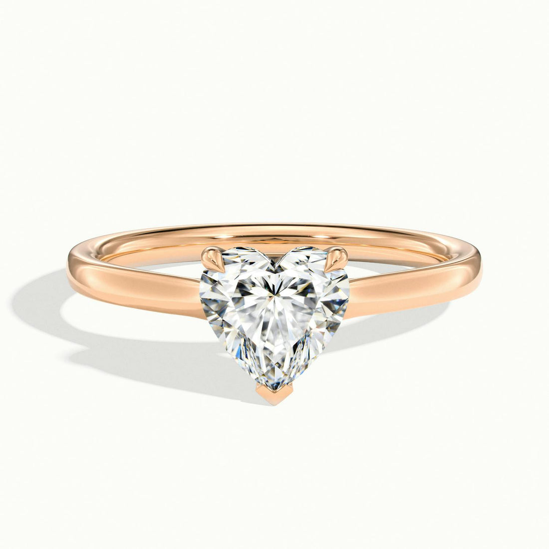 Nadia Heart Solitaire Engagement Ring