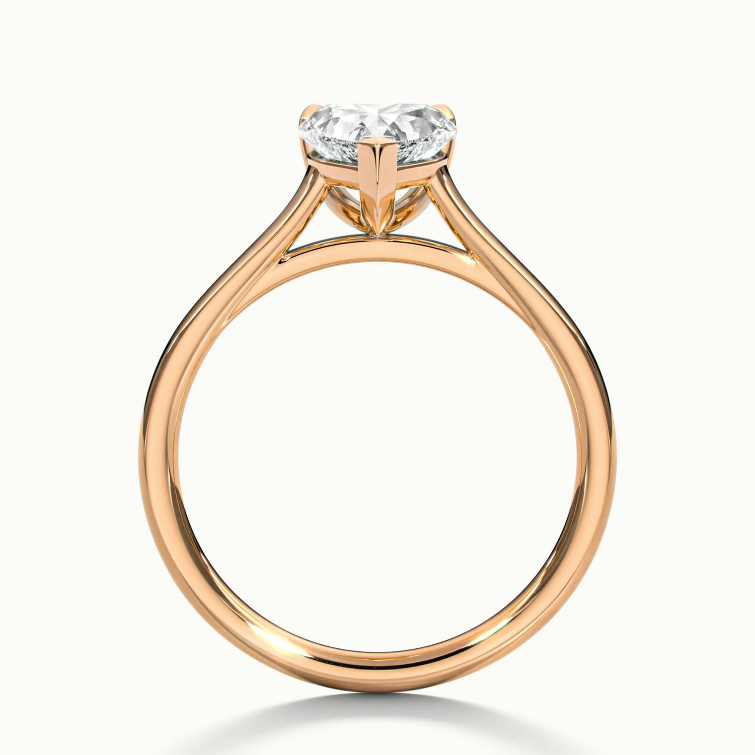 Nadia Heart Solitaire Engagement Ring