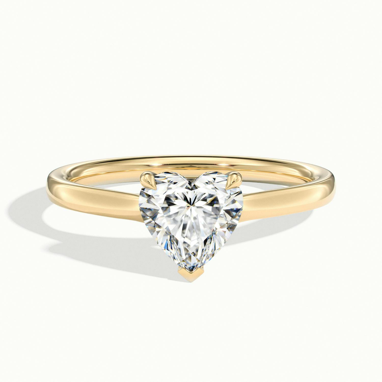 Nadia Heart Solitaire Engagement Ring