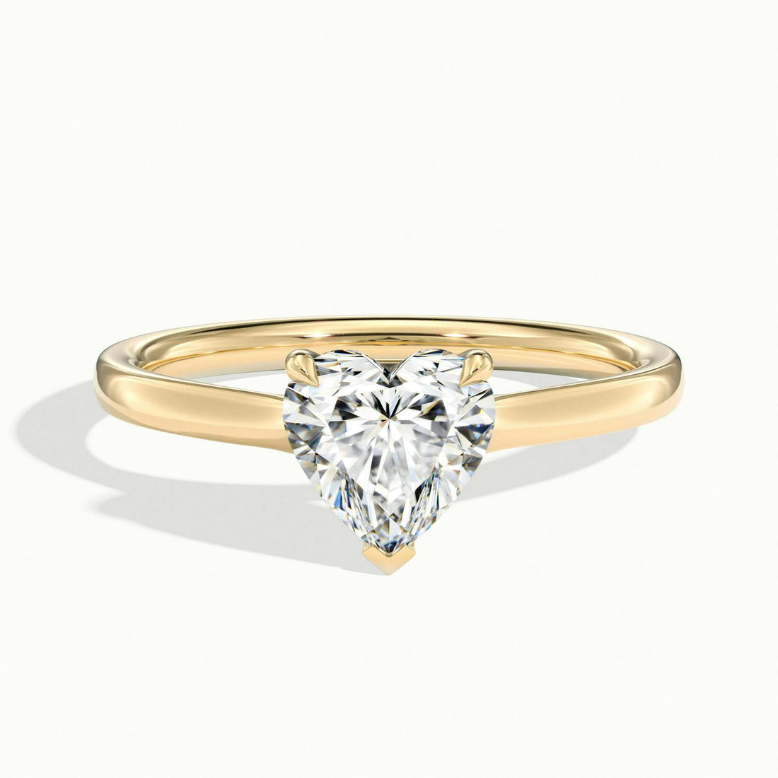 Nadia Heart Solitaire Engagement Ring