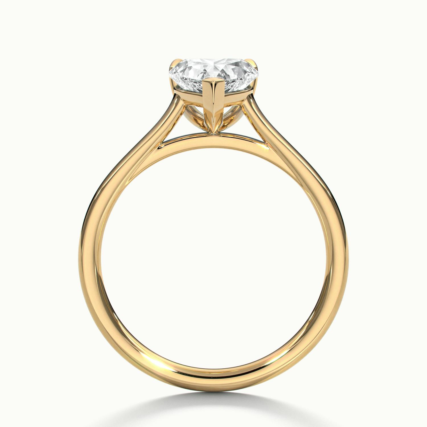 Nadia Heart Solitaire Engagement Ring
