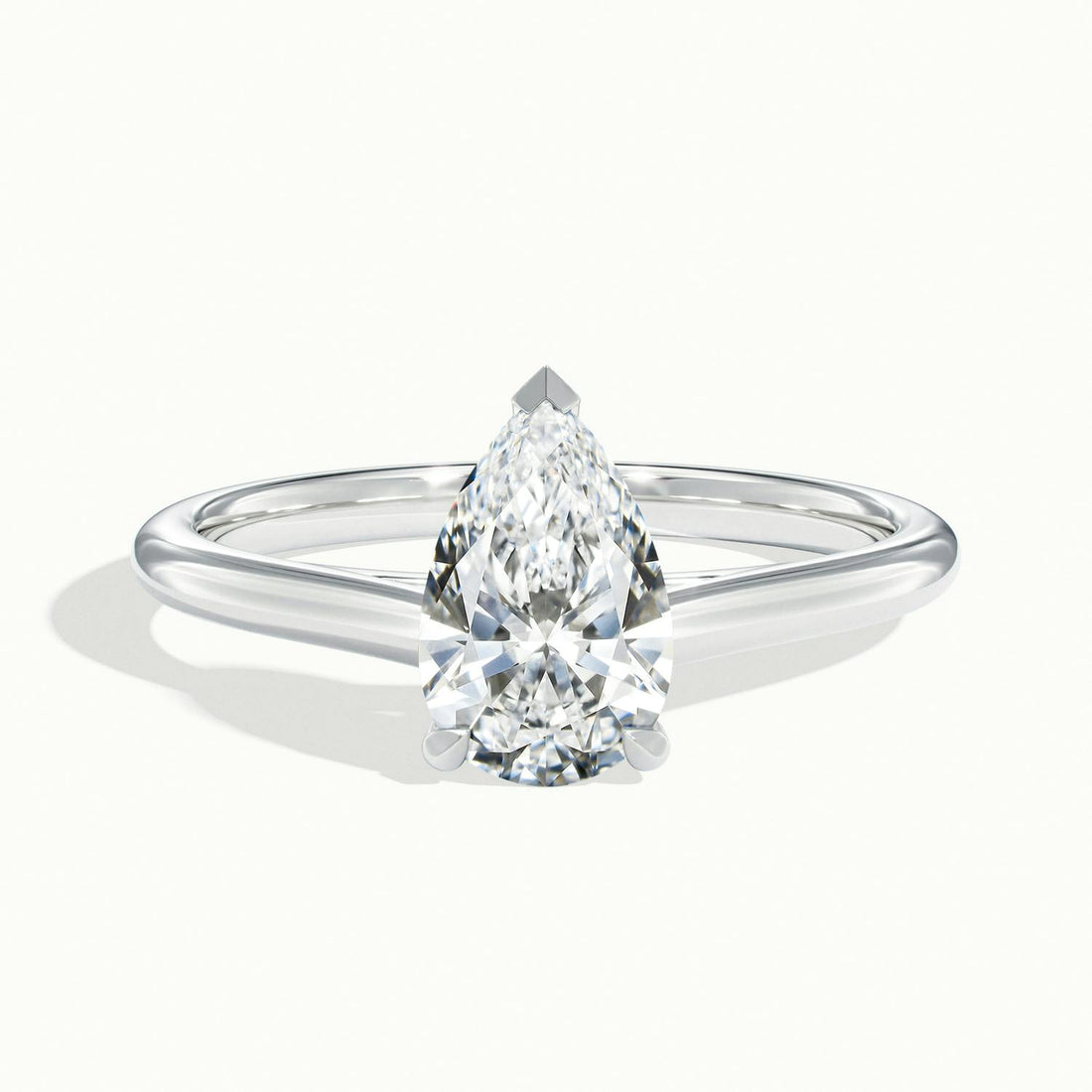 Nadia Pear Solitaire Engagement Ring