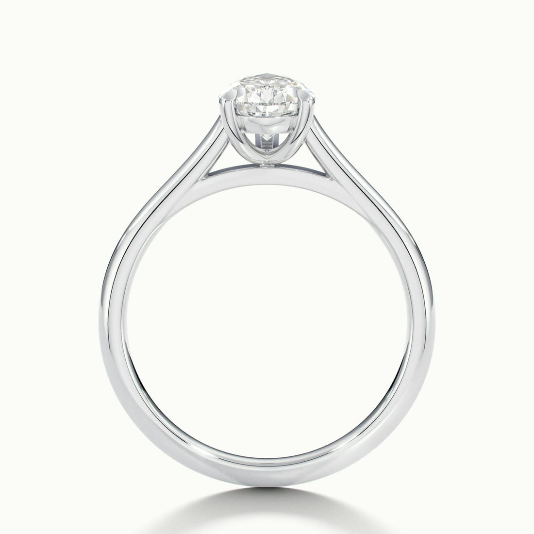 Nadia Pear Solitaire Engagement Ring