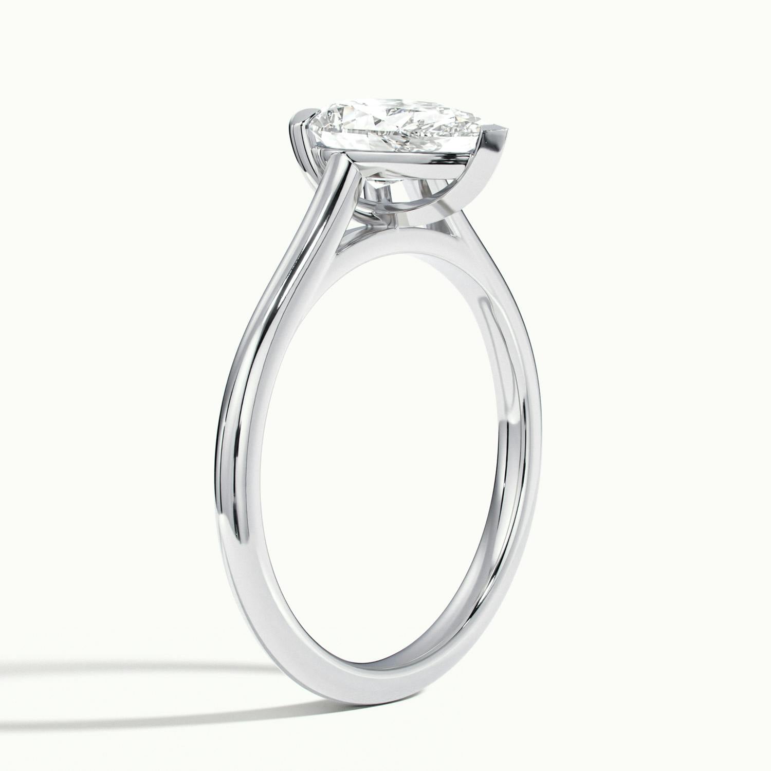 Nadia Pear Solitaire Engagement Ring