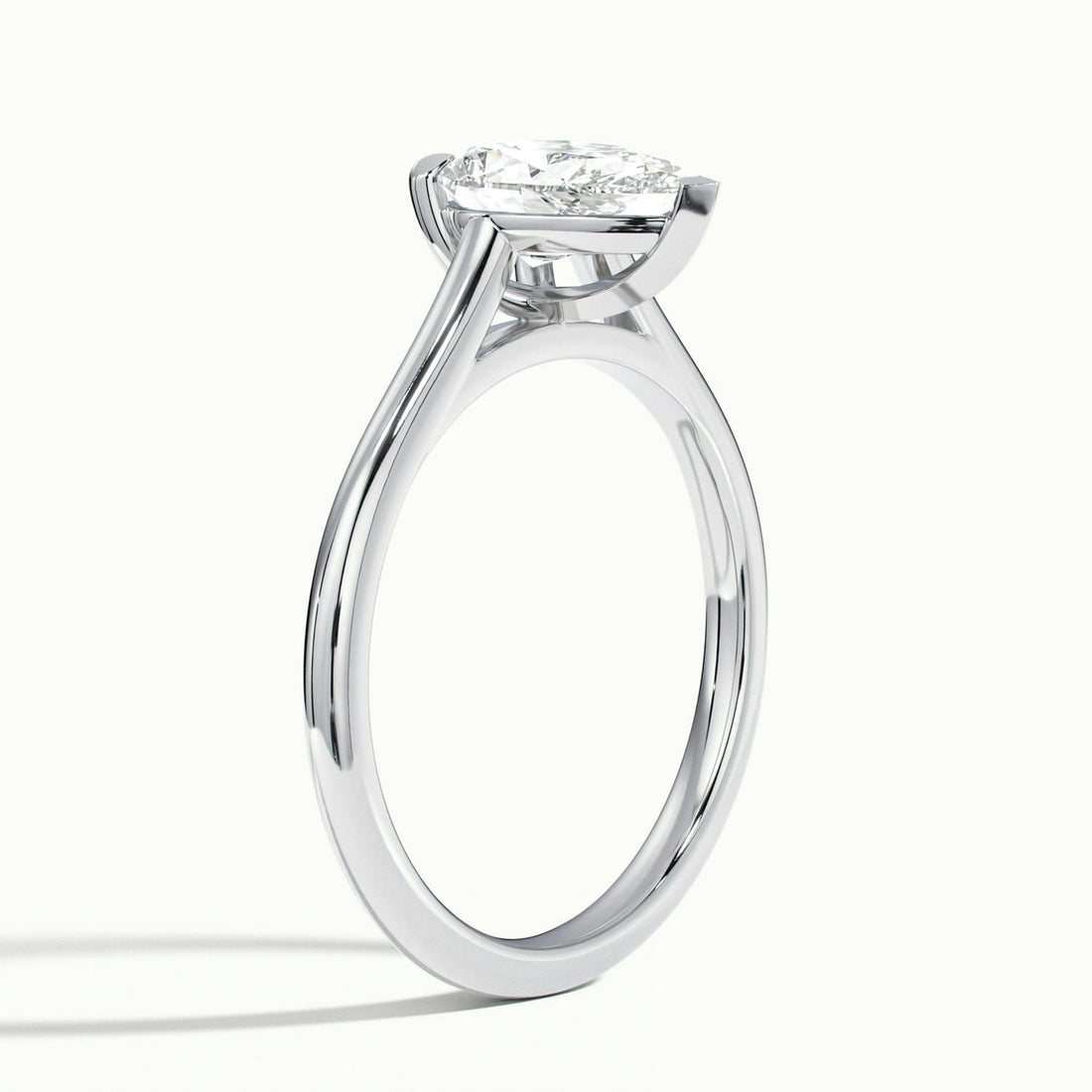 Nadia Pear Solitaire Engagement Ring