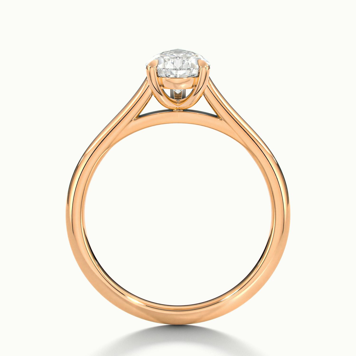 Nadia Pear Solitaire Engagement Ring