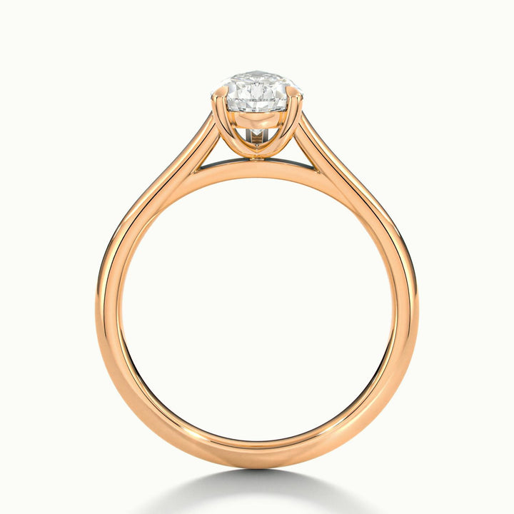 Nadia Pear Solitaire Engagement Ring