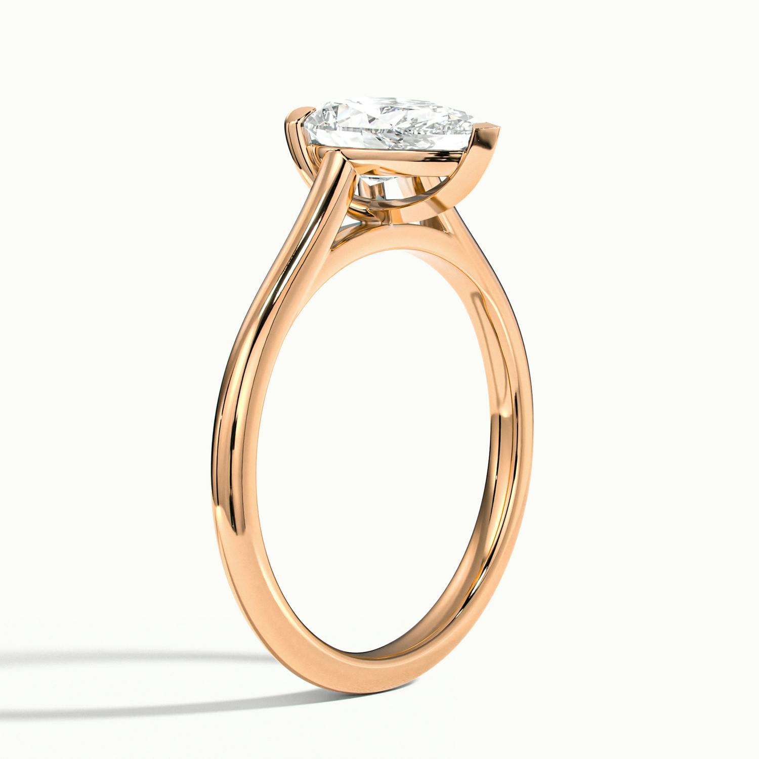Nadia Pear Solitaire Engagement Ring