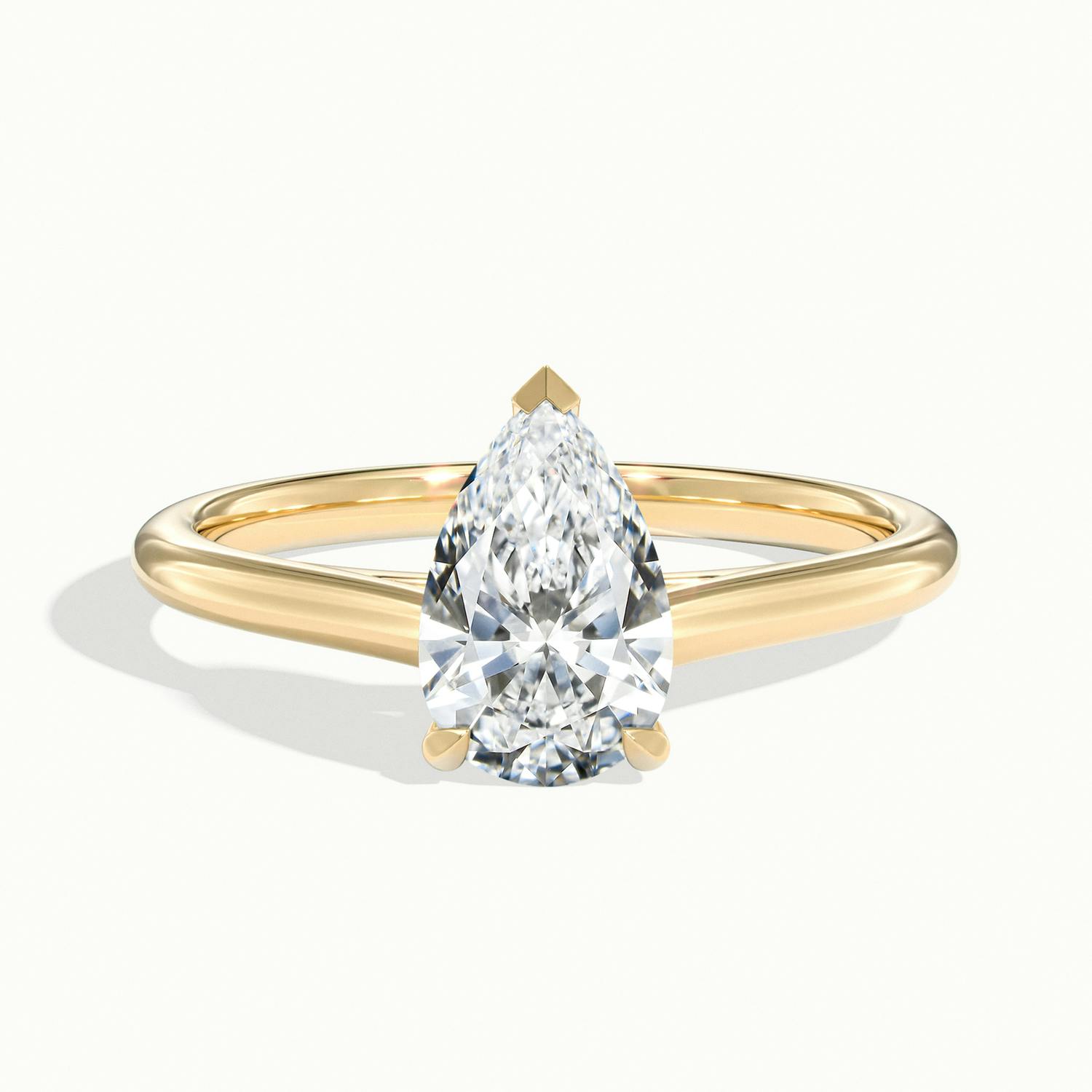 Nadia Pear Solitaire Engagement Ring