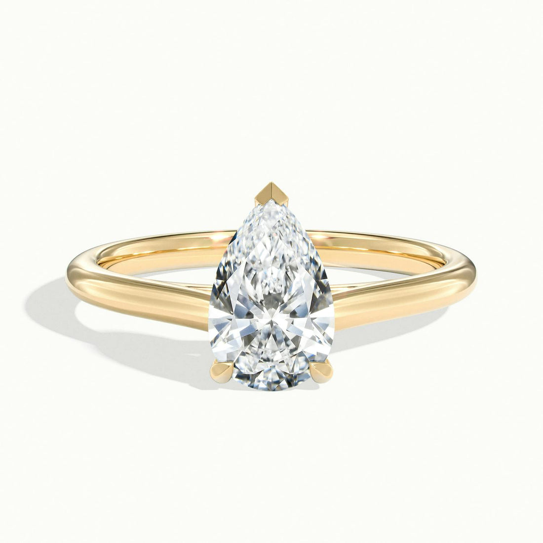 Nadia Pear Solitaire Engagement Ring