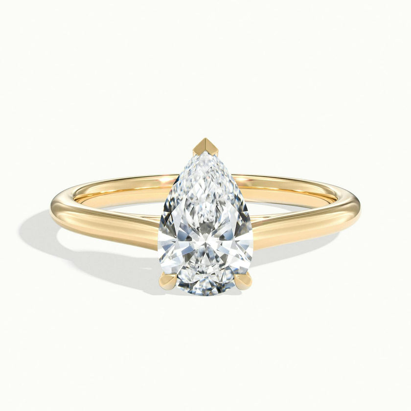 Nadia Pear Solitaire Engagement Ring