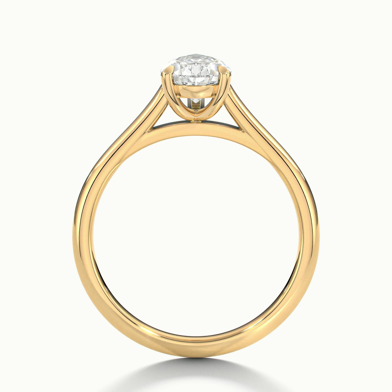 Nadia Pear Solitaire Engagement Ring