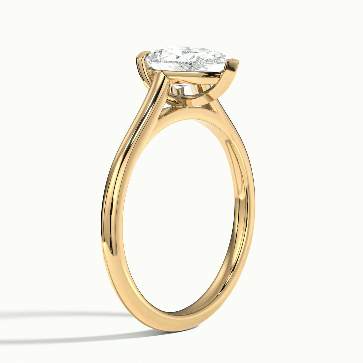 Nadia Pear Solitaire Engagement Ring