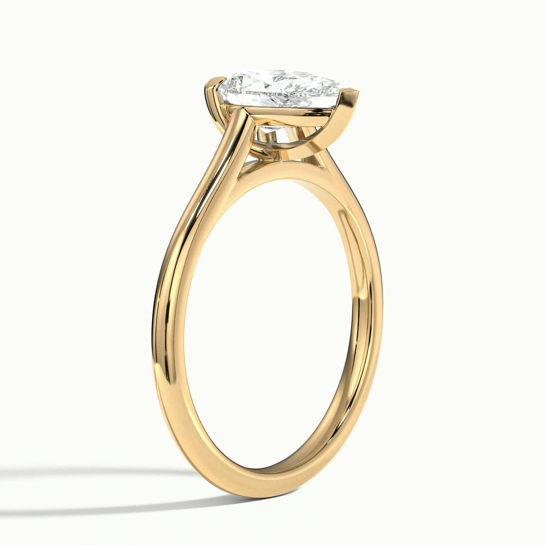 Nadia Pear Solitaire Engagement Ring