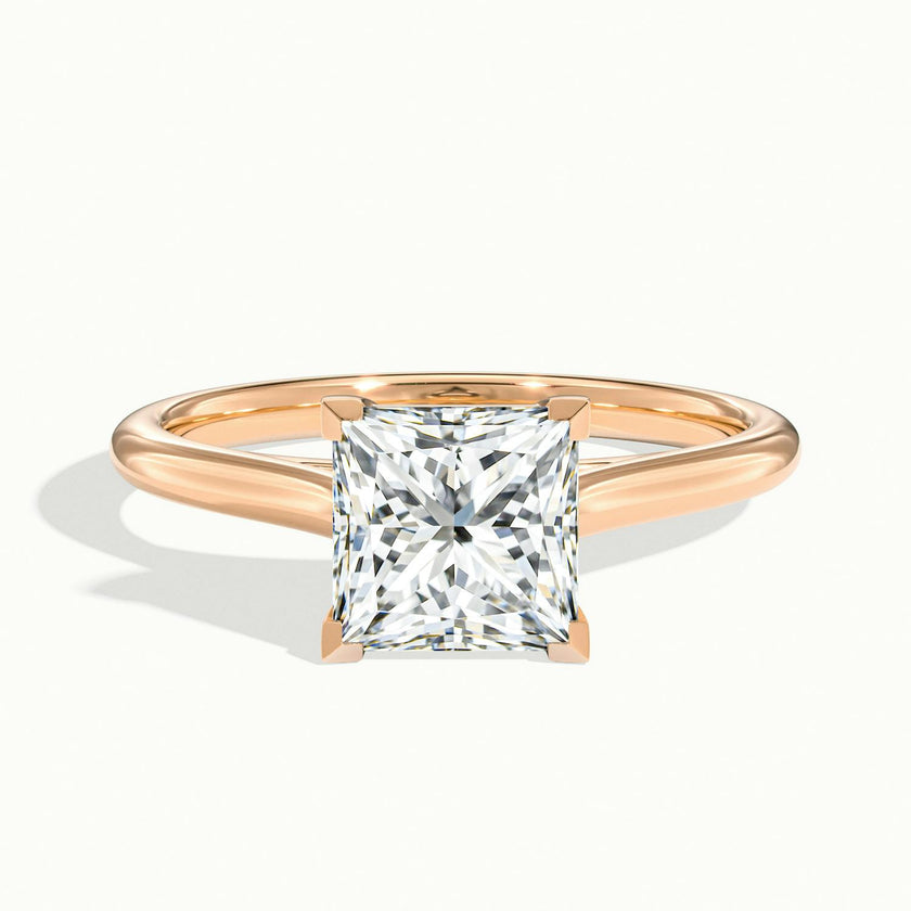 Nadia Princess Solitaire Engagement Ring