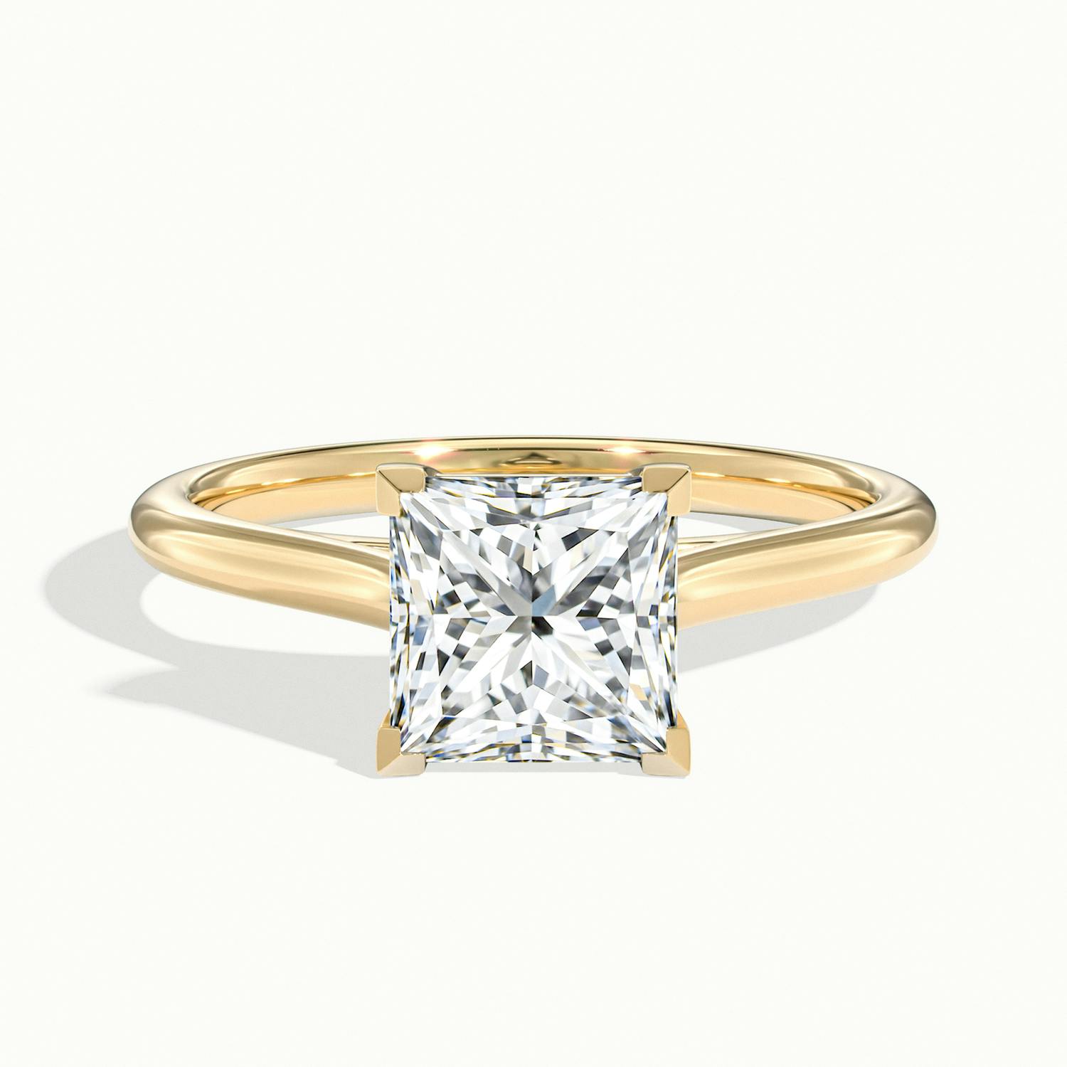 Nadia Princess Solitaire Engagement Ring