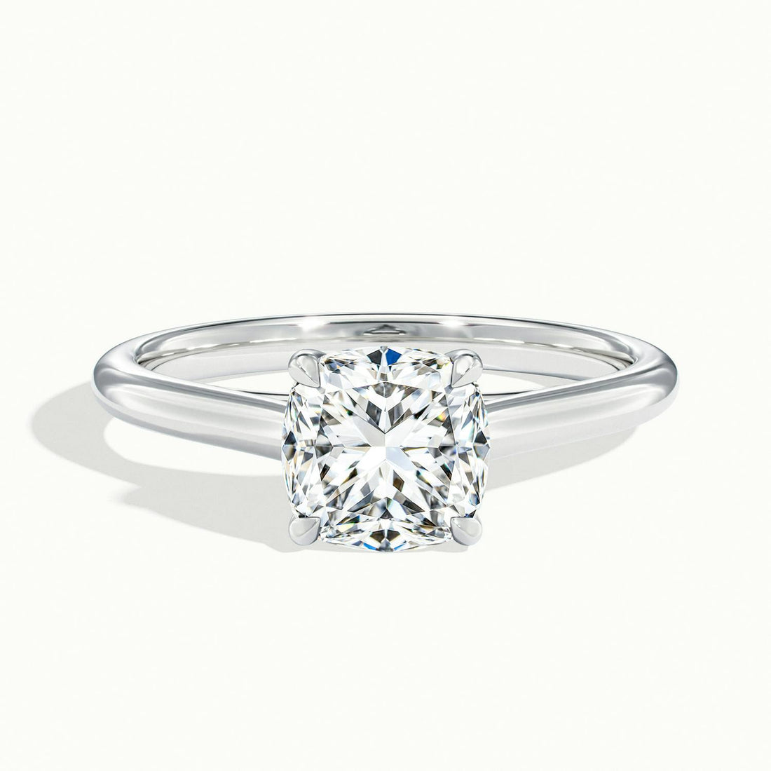 Elara Cushion Solitaire Engagement Ring