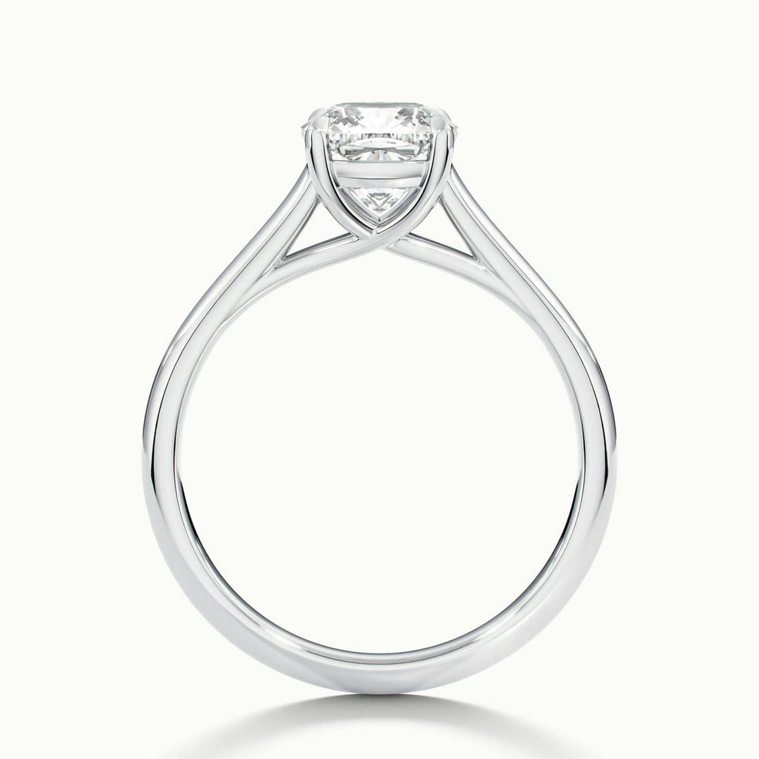 Elara Cushion Solitaire Engagement Ring