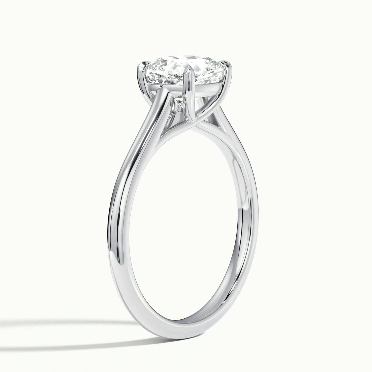 Elara Cushion Solitaire Engagement Ring