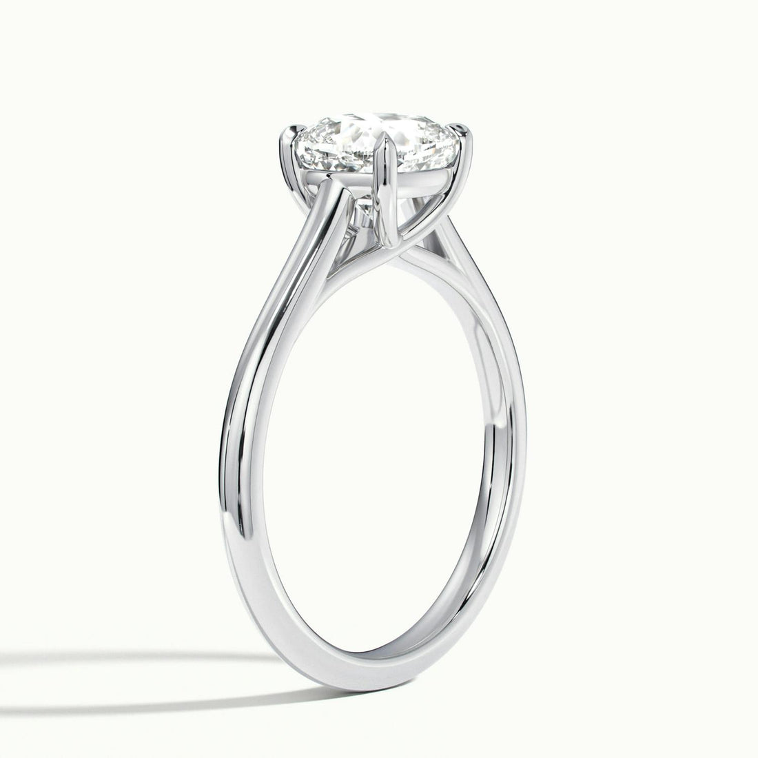 Elara Cushion Solitaire Engagement Ring