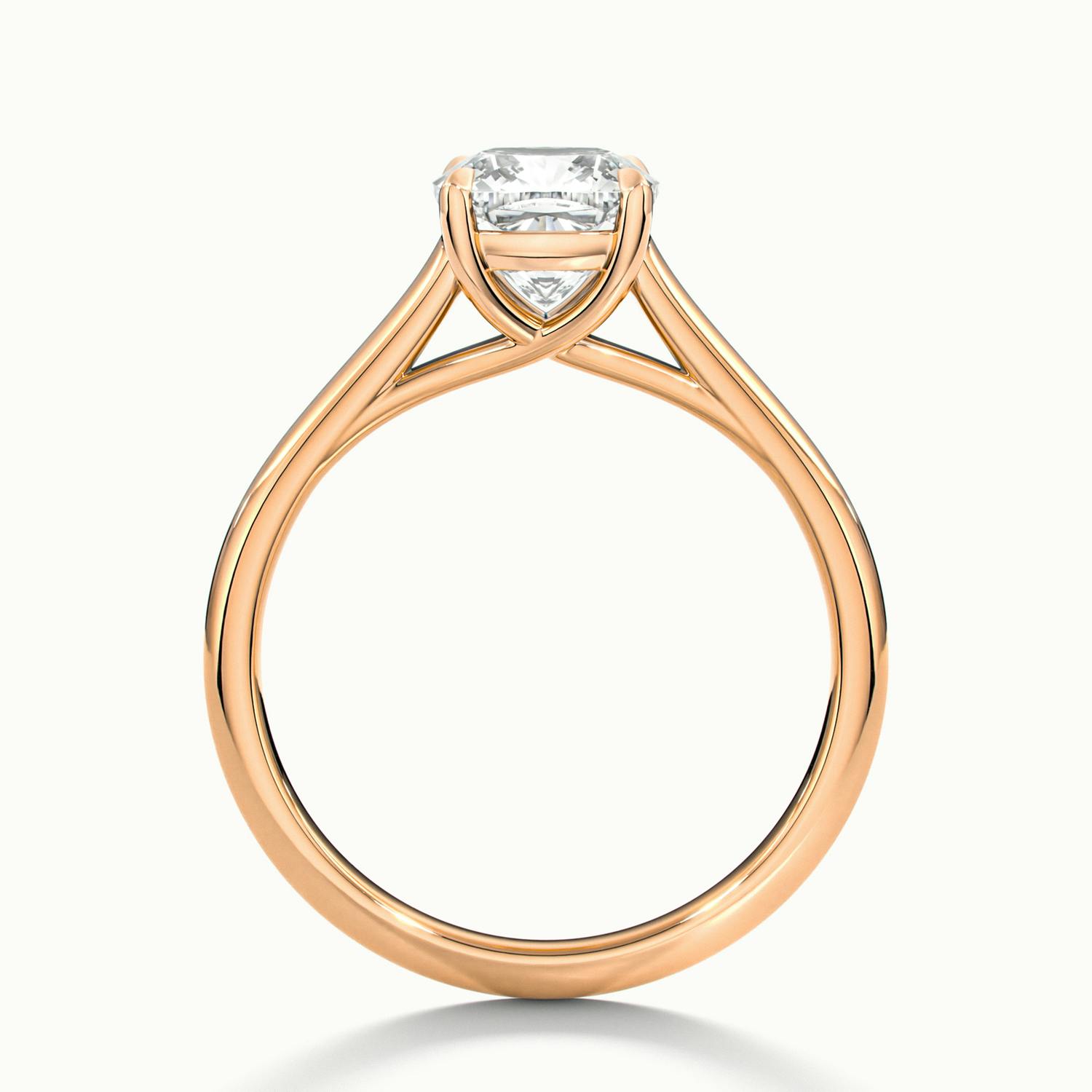 Elara Cushion Solitaire Engagement Ring