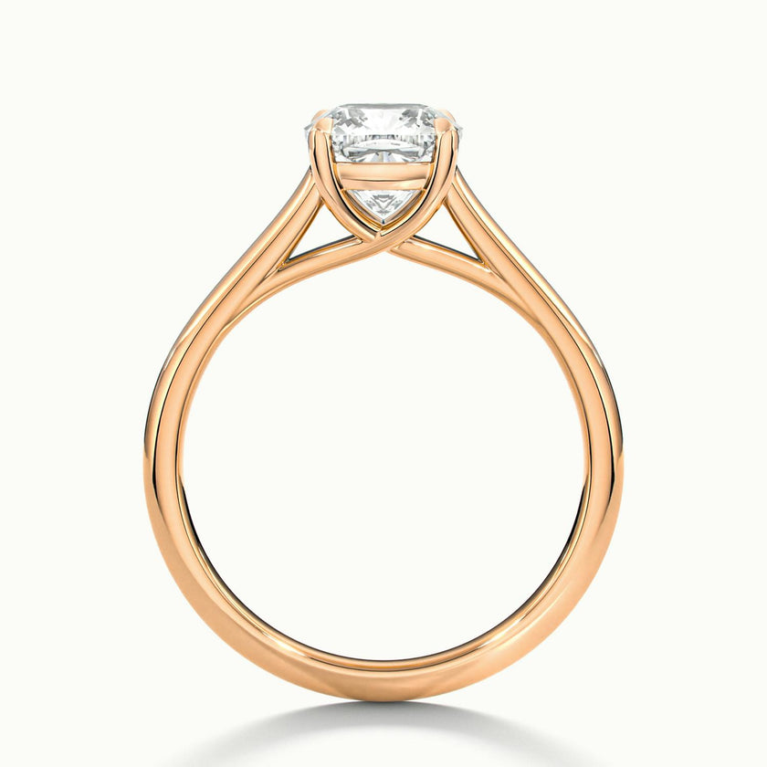 Elara Cushion Solitaire Engagement Ring