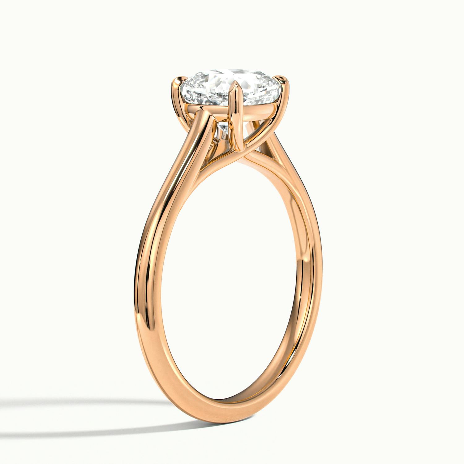 Elara Cushion Solitaire Engagement Ring