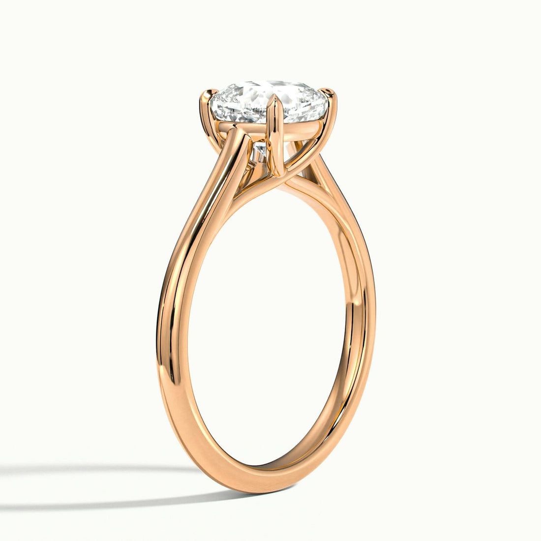 Elara Cushion Solitaire Engagement Ring