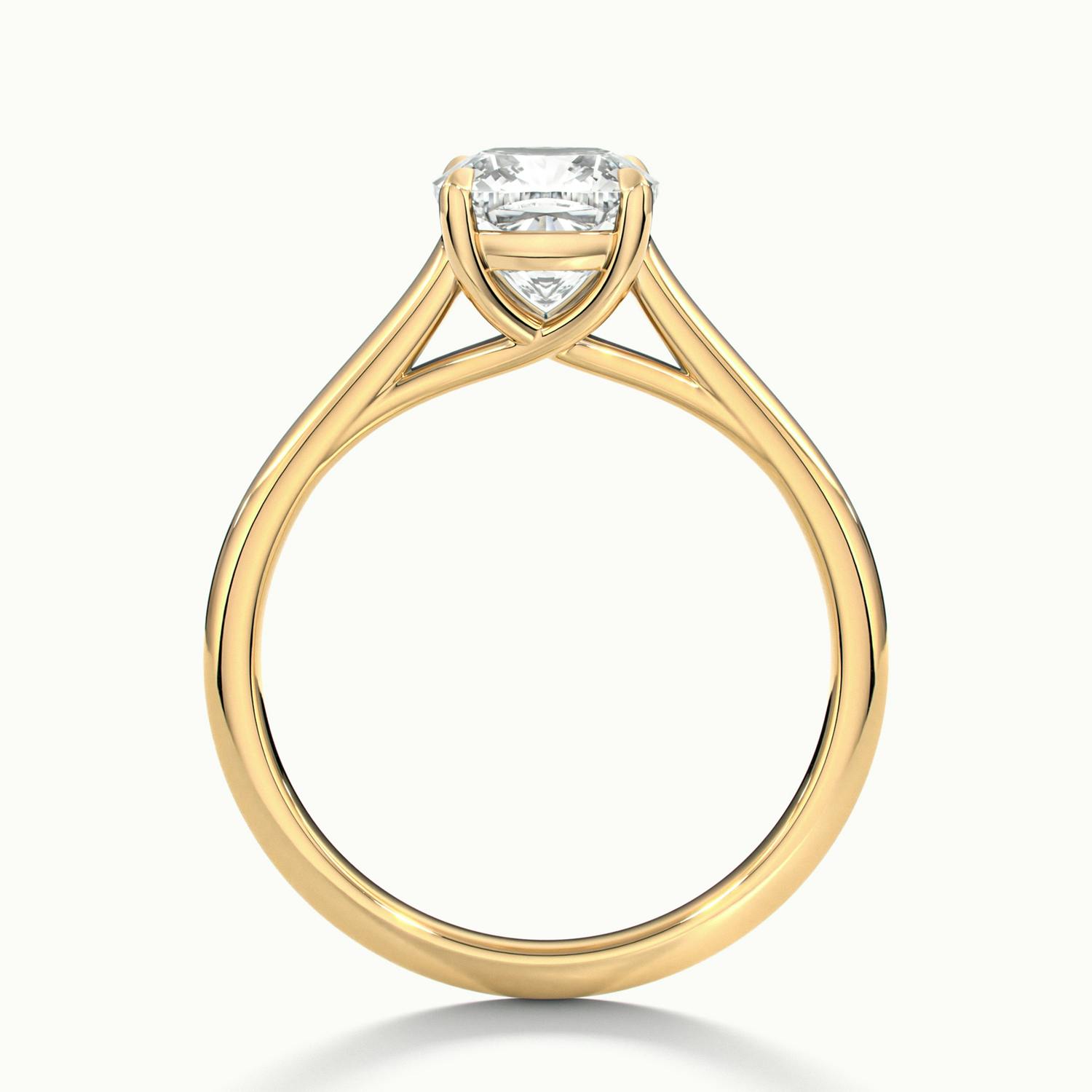 Elara Cushion Solitaire Engagement Ring