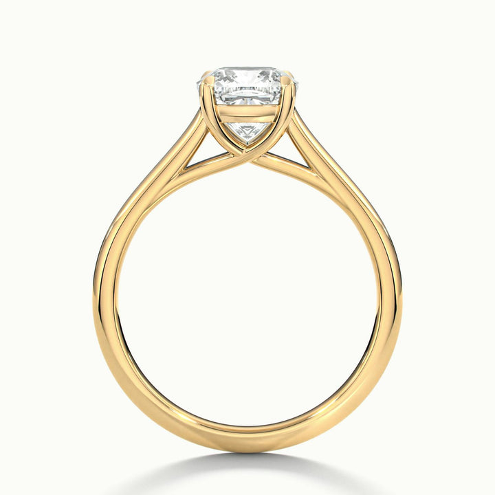 Elara Cushion Solitaire Engagement Ring
