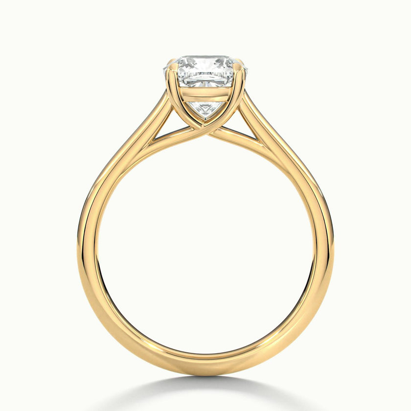 Elara Cushion Solitaire Engagement Ring