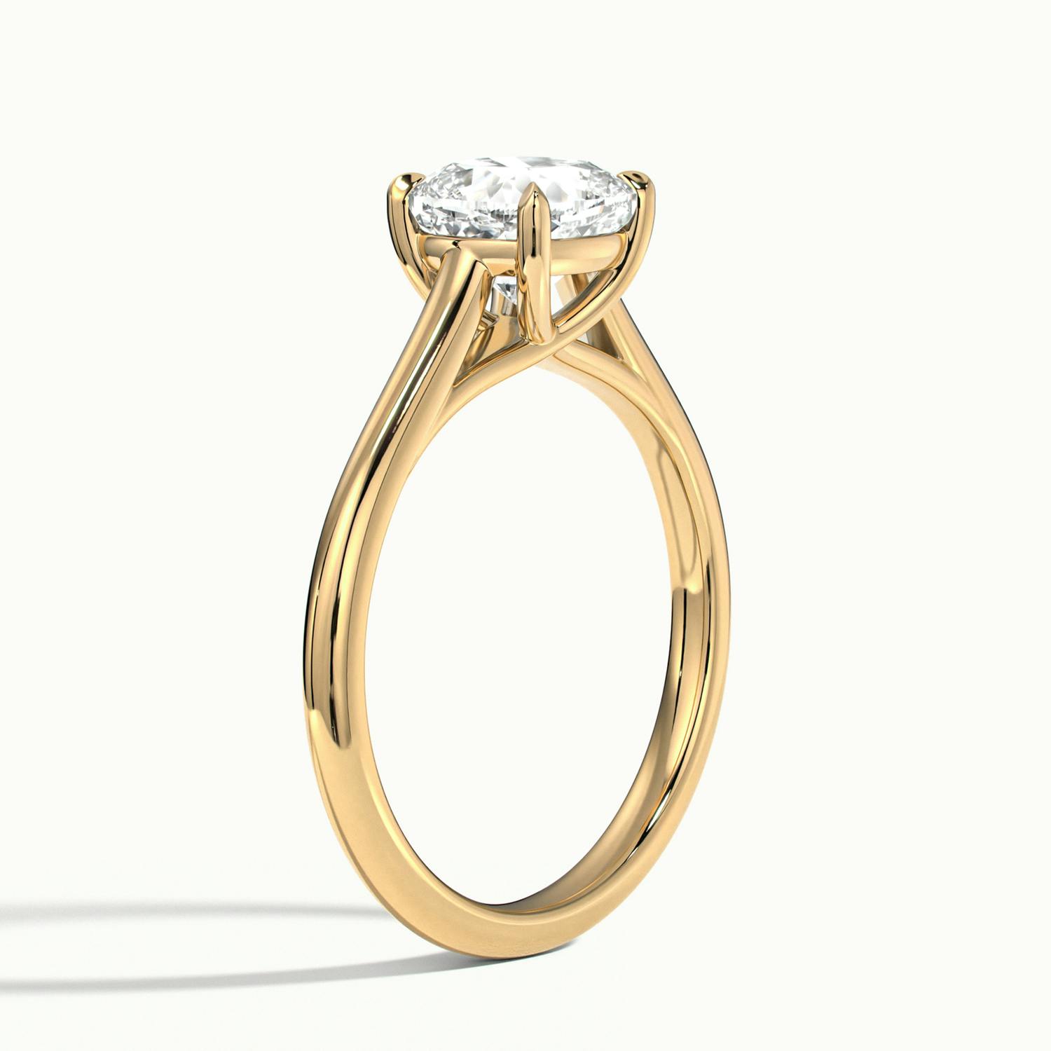 Elara Cushion Solitaire Engagement Ring