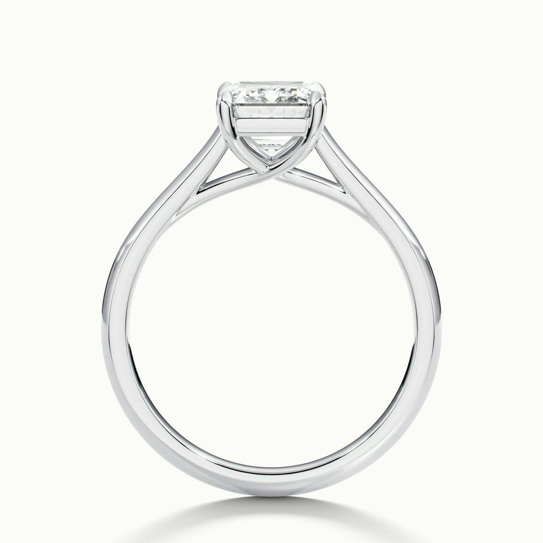Elara Emerald Solitaire Engagement Ring