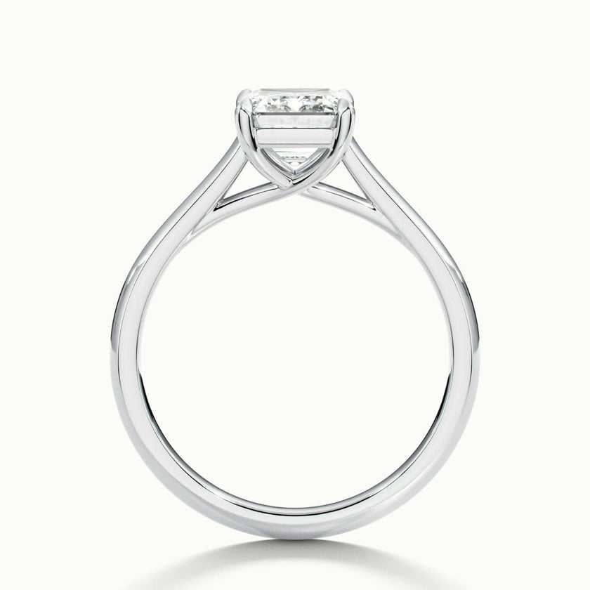 Elara Emerald Solitaire Engagement Ring