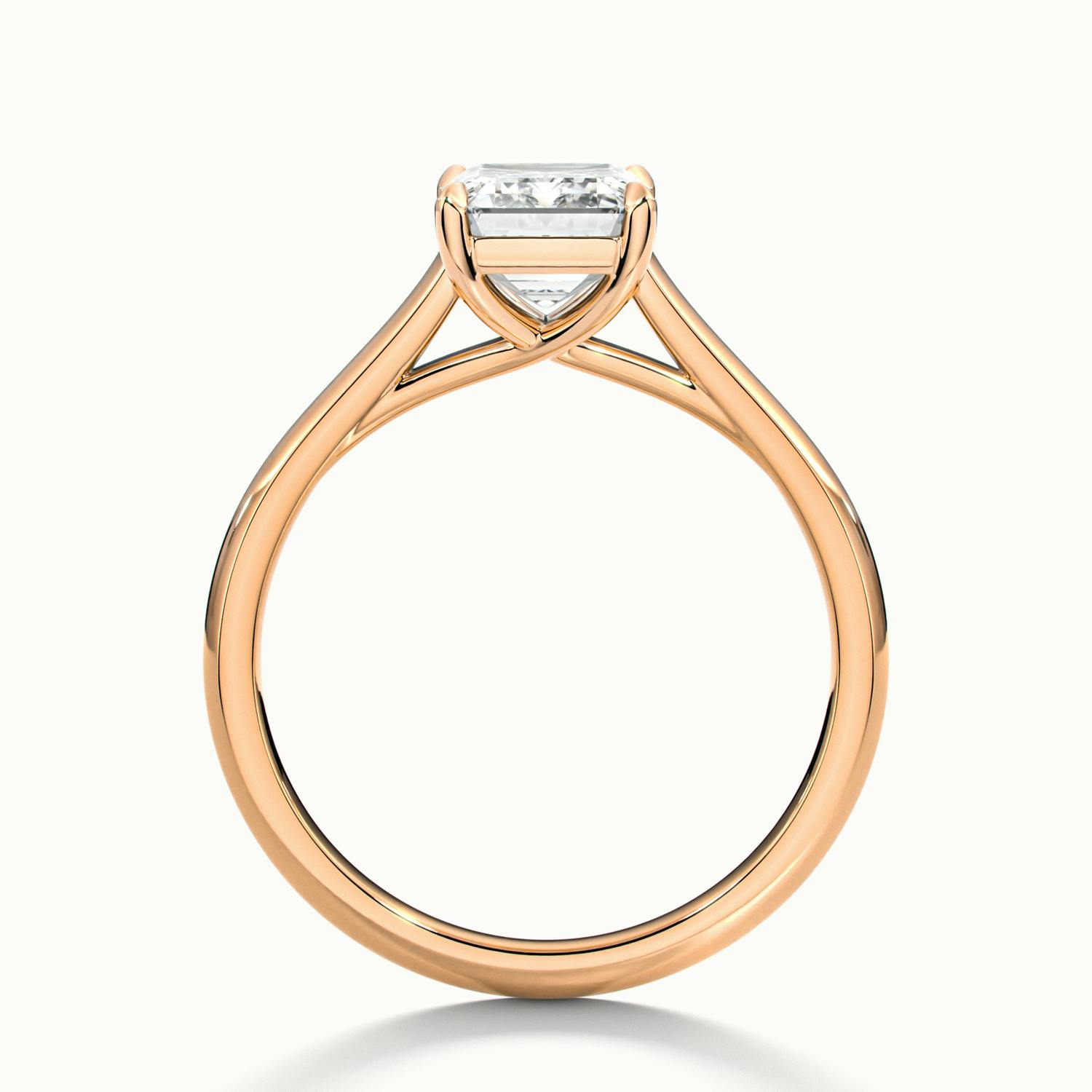 Elara Emerald Solitaire Engagement Ring
