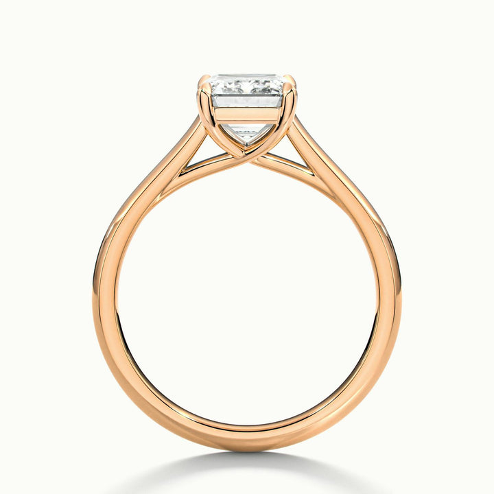 Elara Emerald Solitaire Engagement Ring