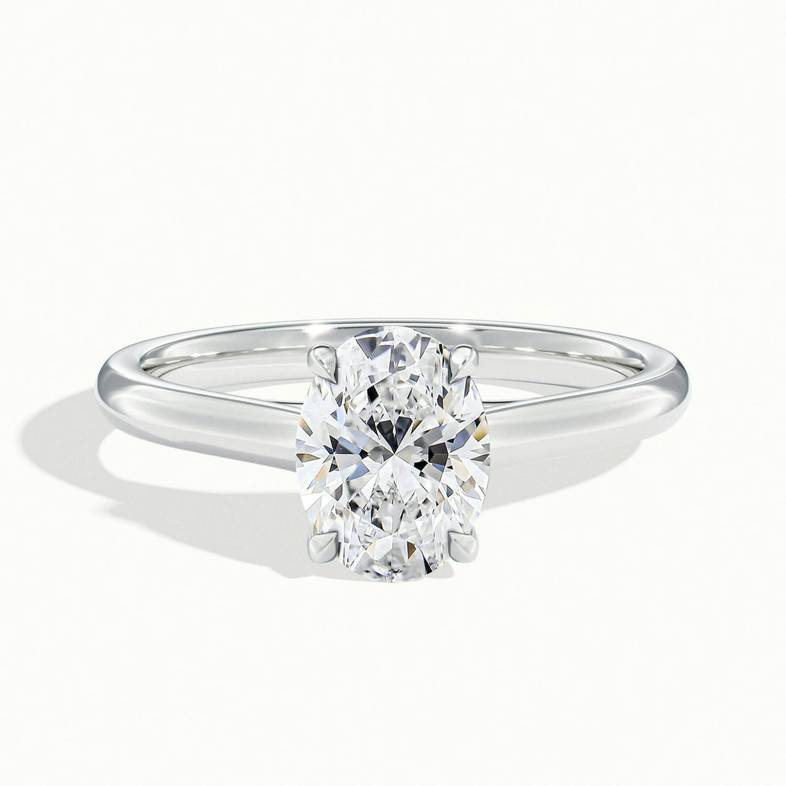 Elara Oval Solitaire Engagement Ring