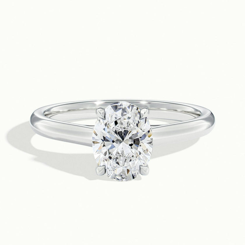 Elara Oval Solitaire Engagement Ring