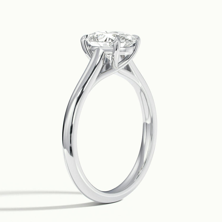 Elara Oval Solitaire Engagement Ring