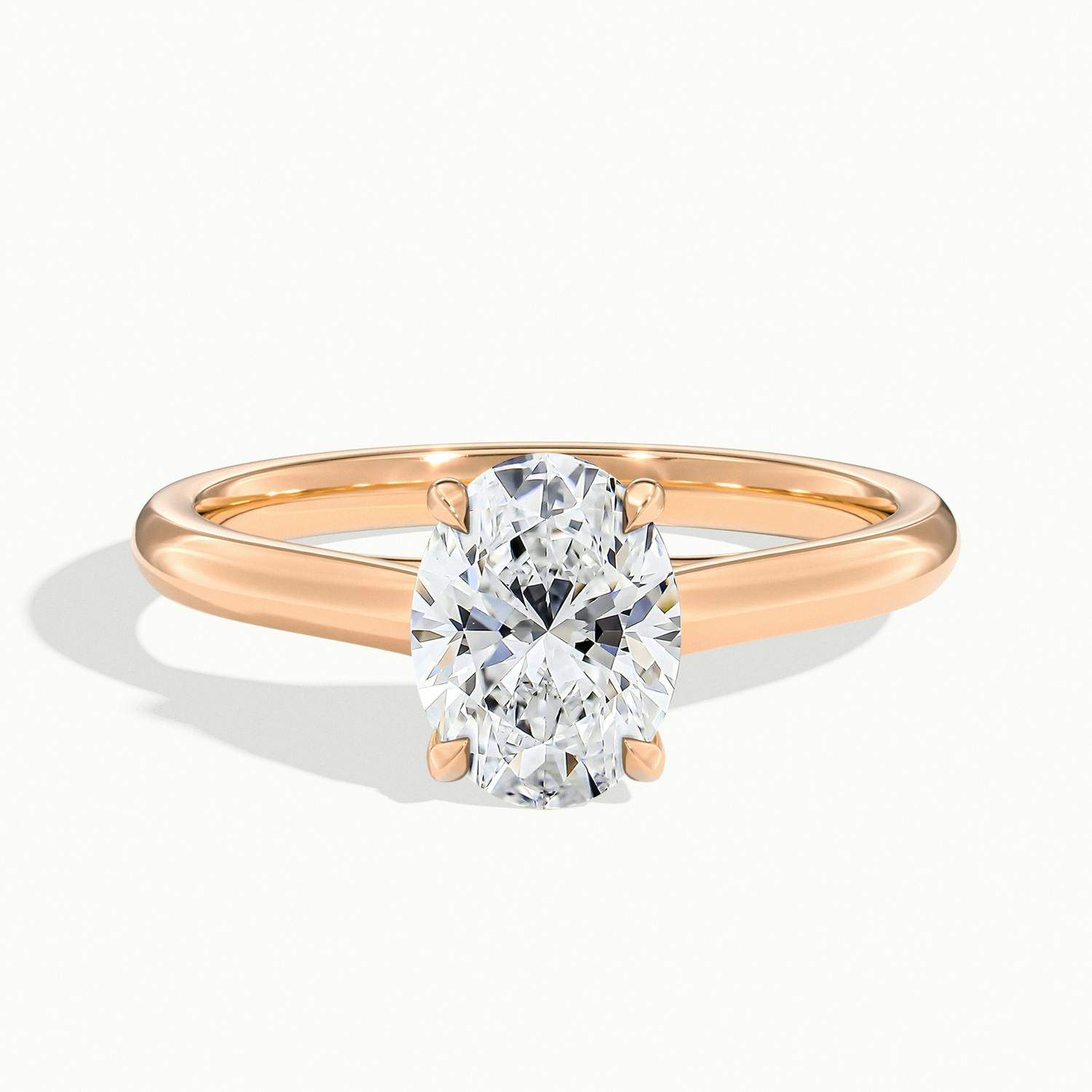 Elara Oval Solitaire Engagement Ring
