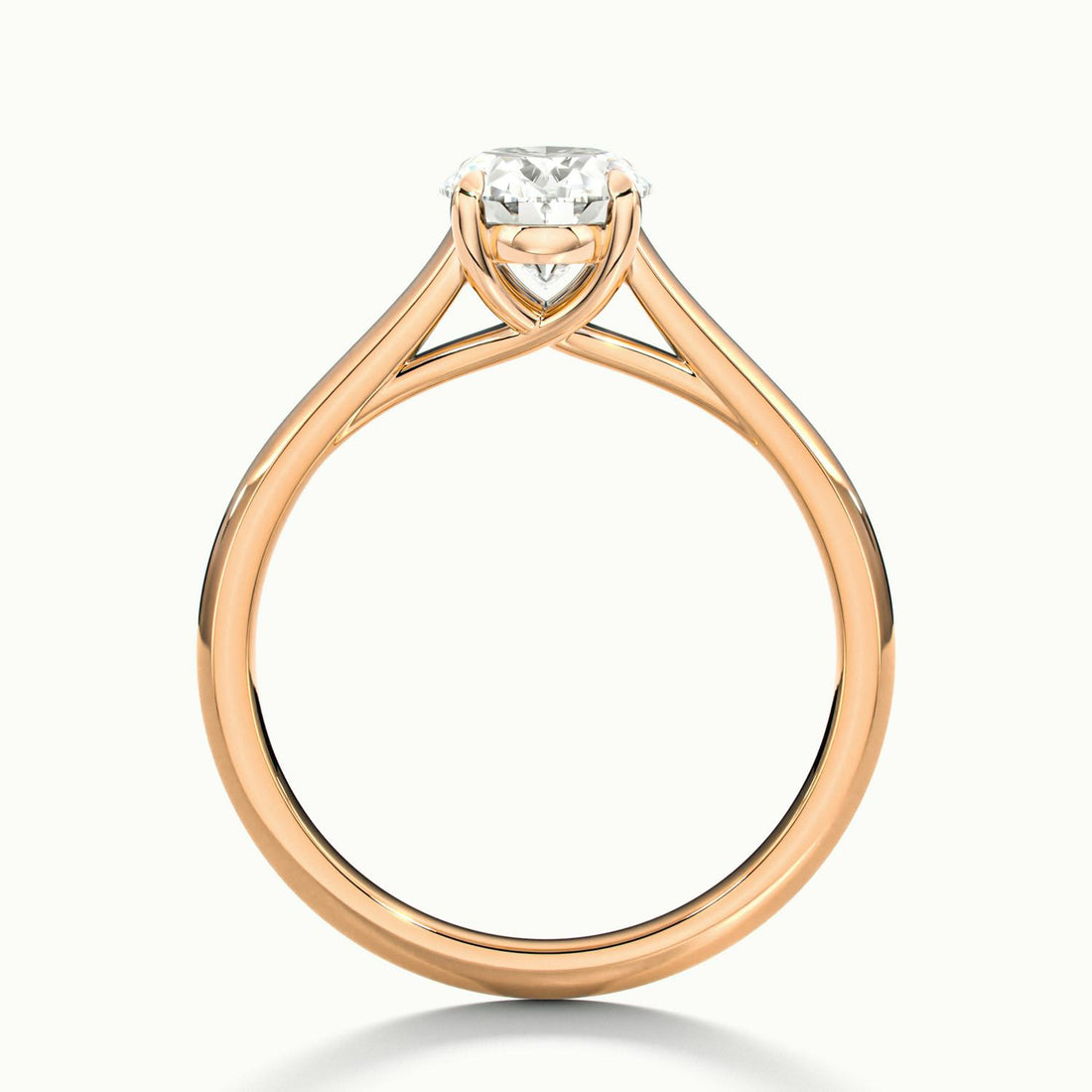 Elara Oval Solitaire Engagement Ring