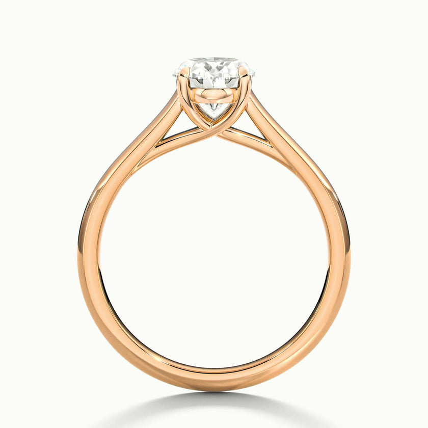 Elara Oval Solitaire Engagement Ring