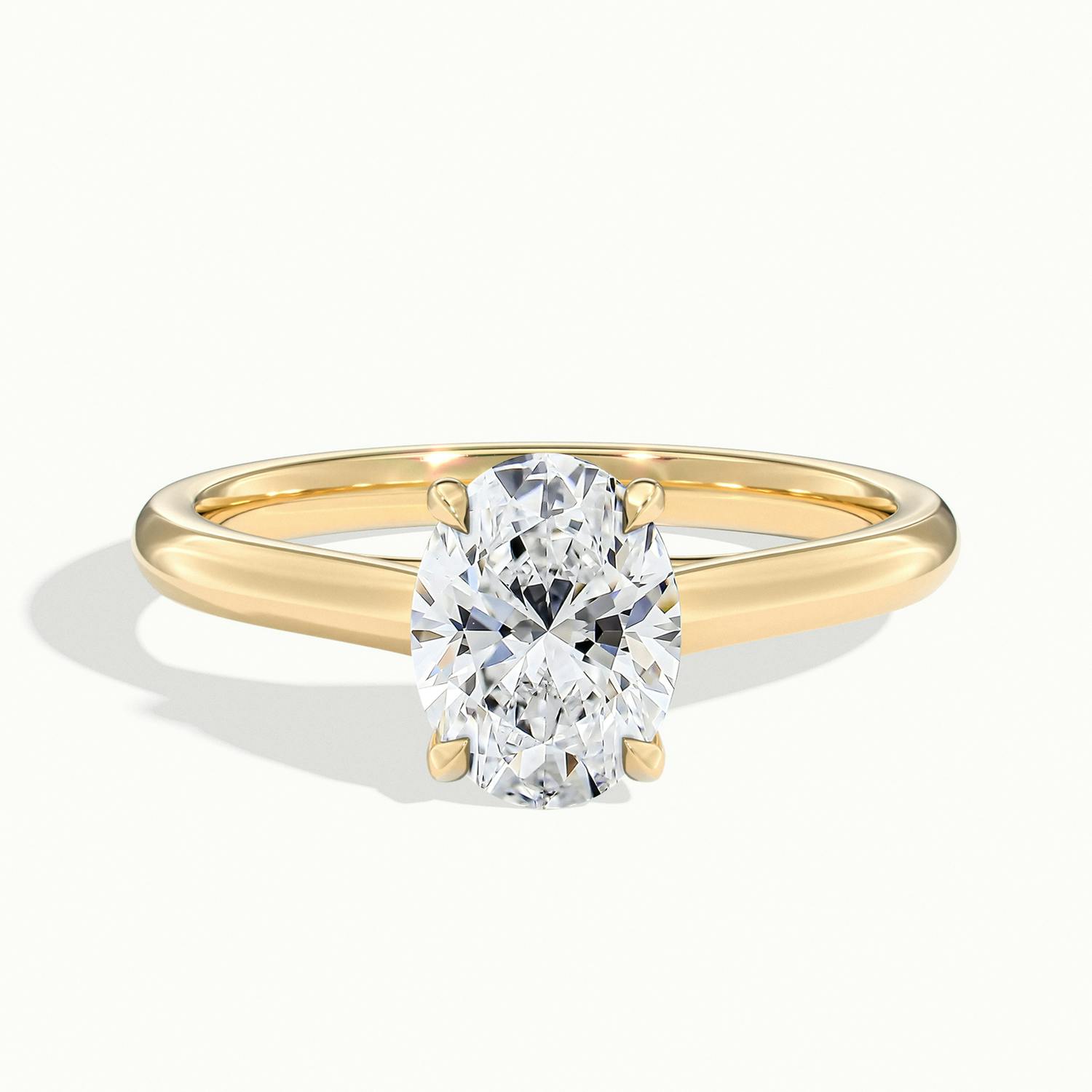 Elara Oval Solitaire Engagement Ring