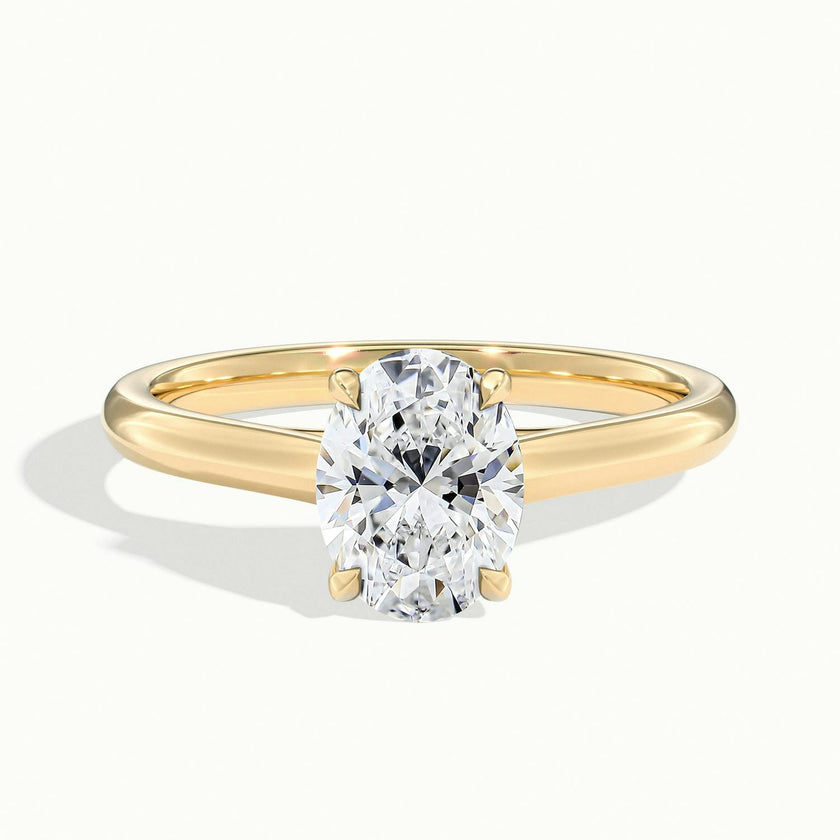 Elara Oval Solitaire Engagement Ring