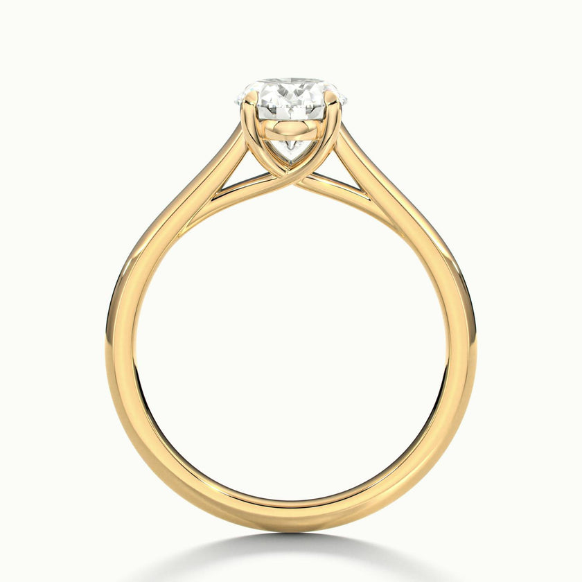 Elara Oval Solitaire Engagement Ring